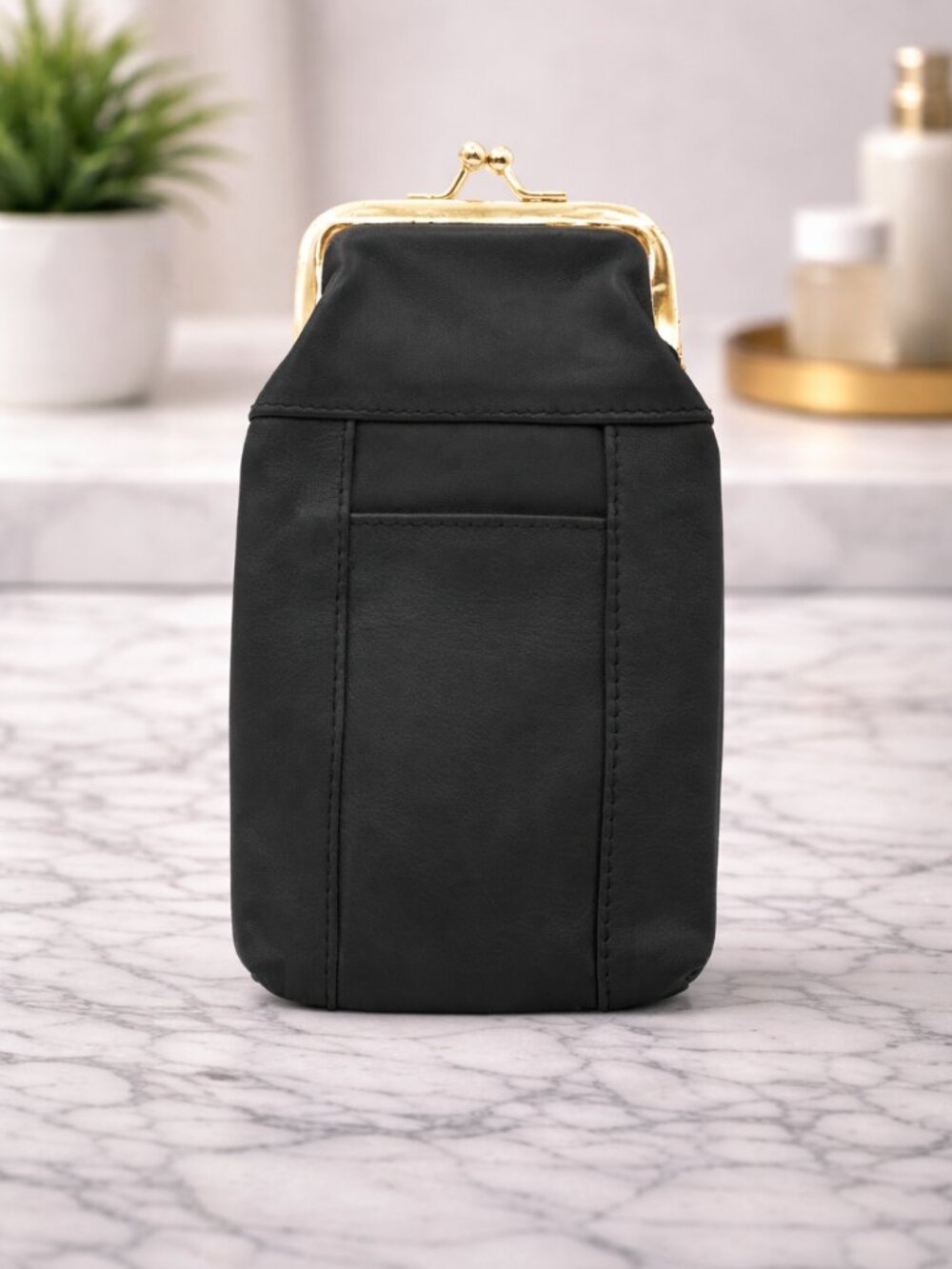 Genuine Leather Clutch Coin Purse for Women